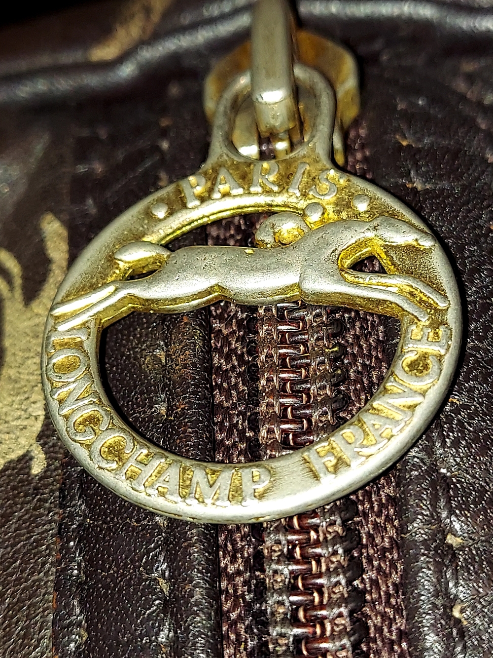 Vintage Longchamp Brown Nappa Leather Boston Style Duffle Bag. VGVC! - Picture 4 of 12